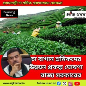 চা বাগান শ্রমিক উন্নয়ন প্রকল্প ঘোষণা রাজ্য সরকারের